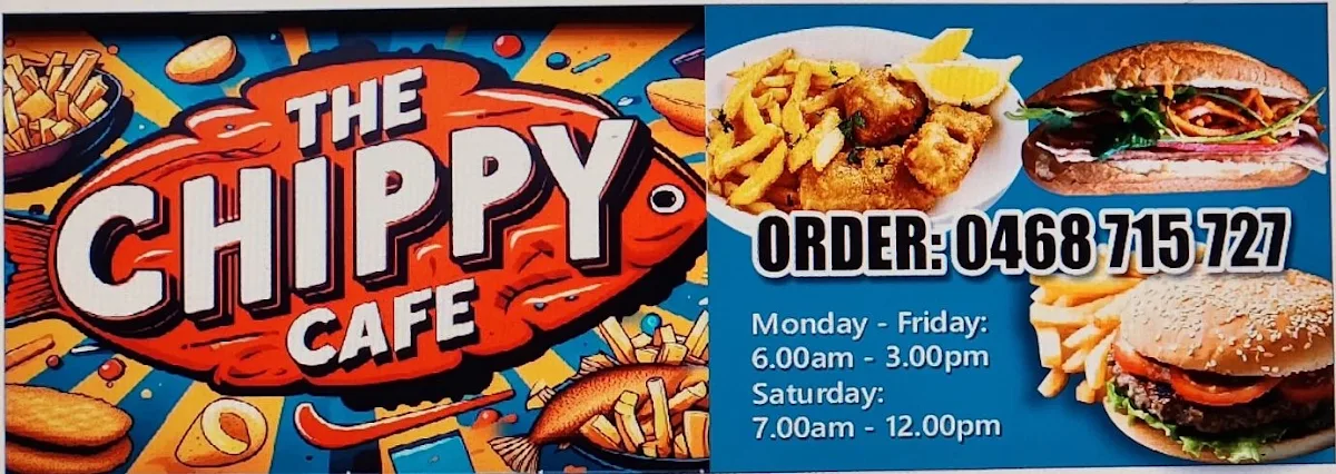 Menu, THE CHIPPY CAFE