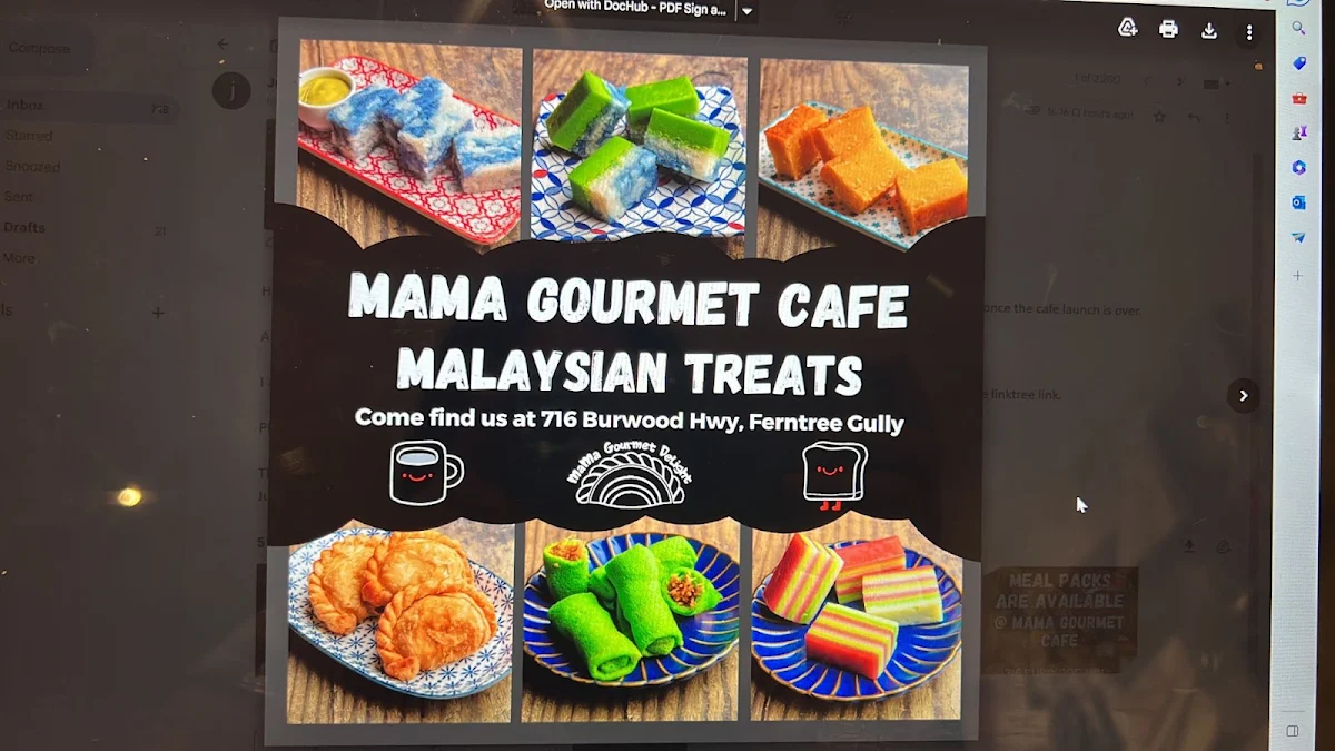 Menu, Koga Cafe