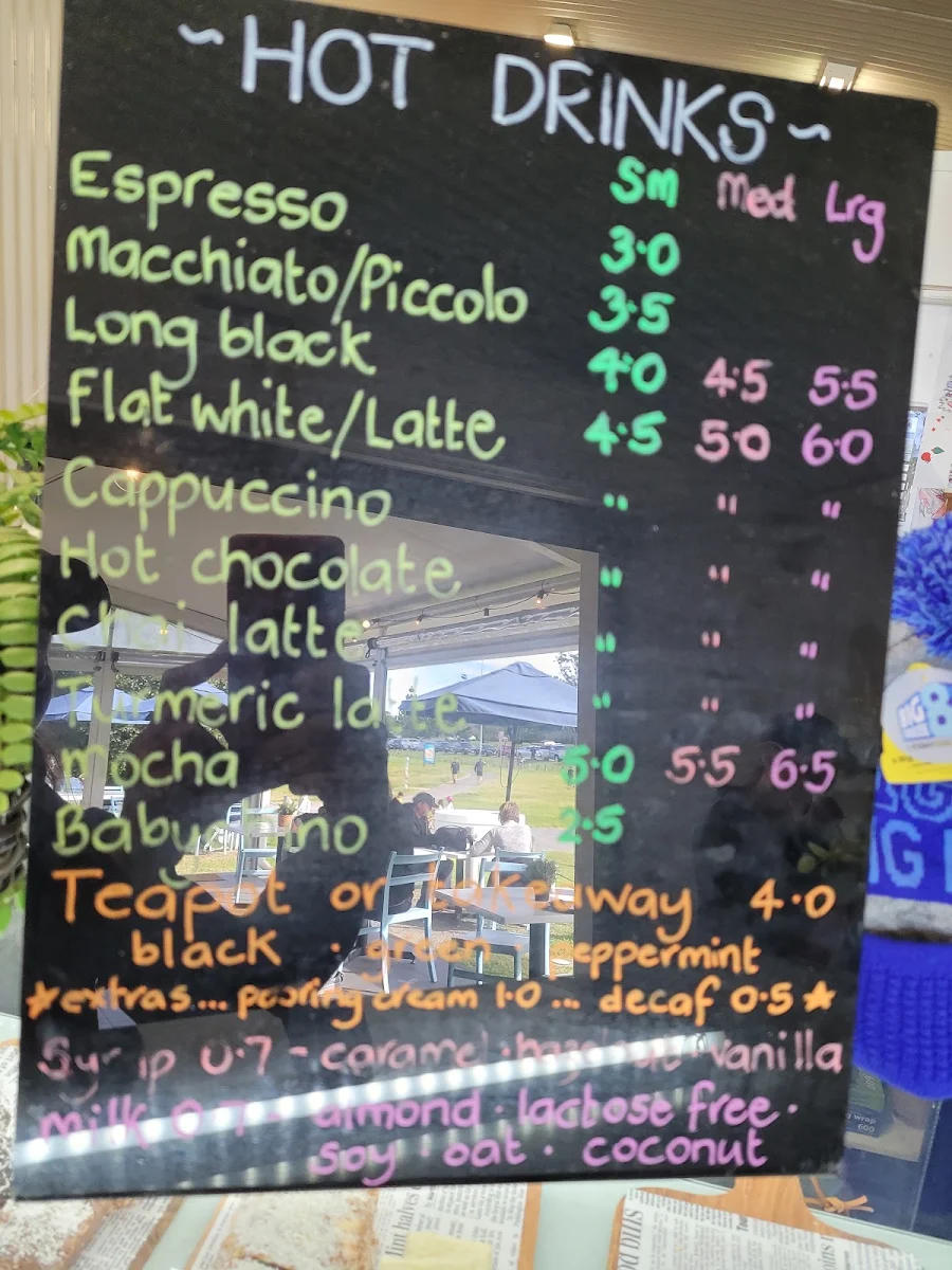 Menu, Boatshed Brew