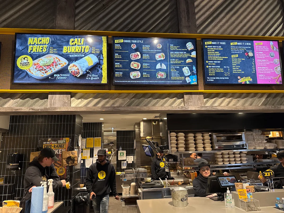Menu, Guzman y Gomez - Kirrawee