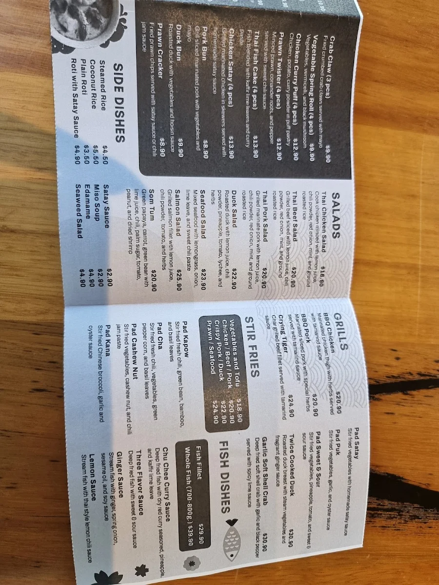 Menu, Love Eats Sushi Bar and Thai Restaurant