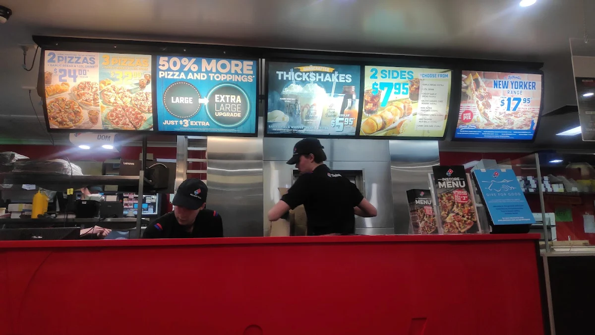 Menu, Domino's Pizza Mount Gambier