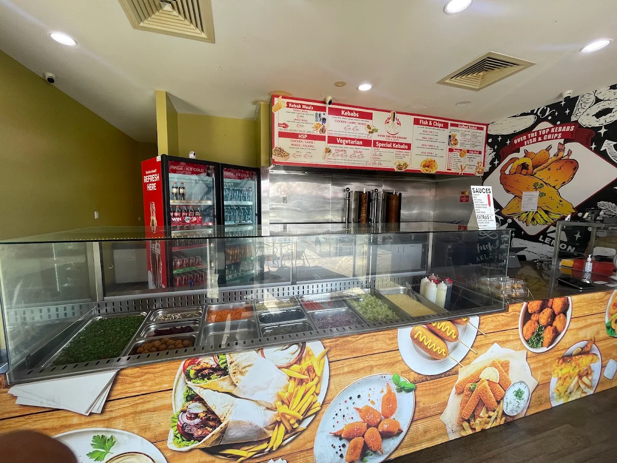 Menu, Over The Top Kebabs Fish & Chips (Yamanto)
