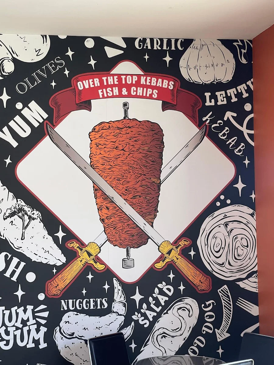 Menu, Over The Top Kebabs Fish & Chips (Yamanto)