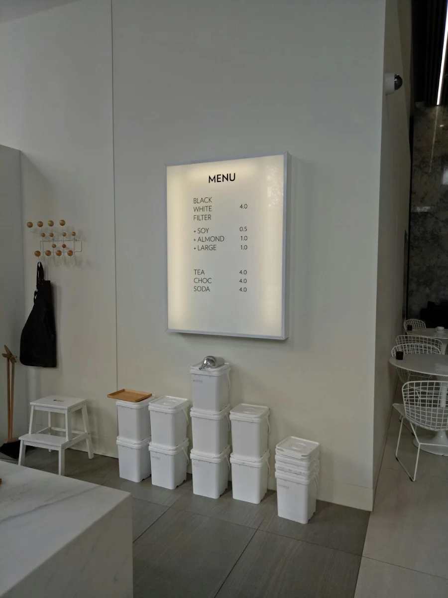 Menu, BENCH COFFEE CO. St Kilda Rd