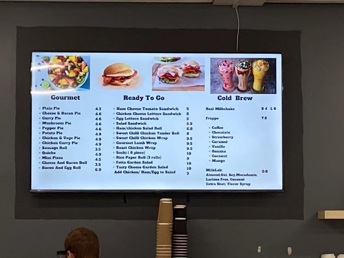 Menu, French Hot Bread Bakery