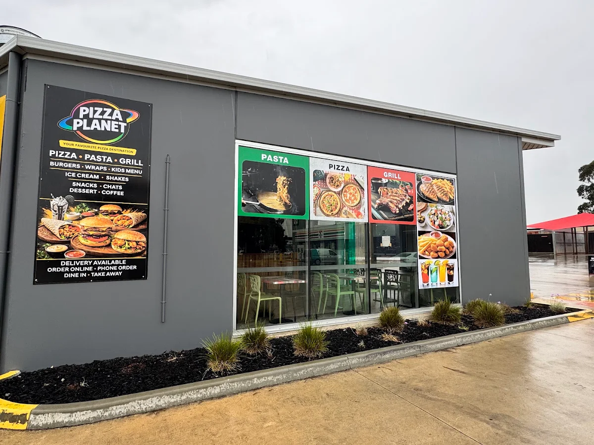 Menu, Pizza Planet Melton