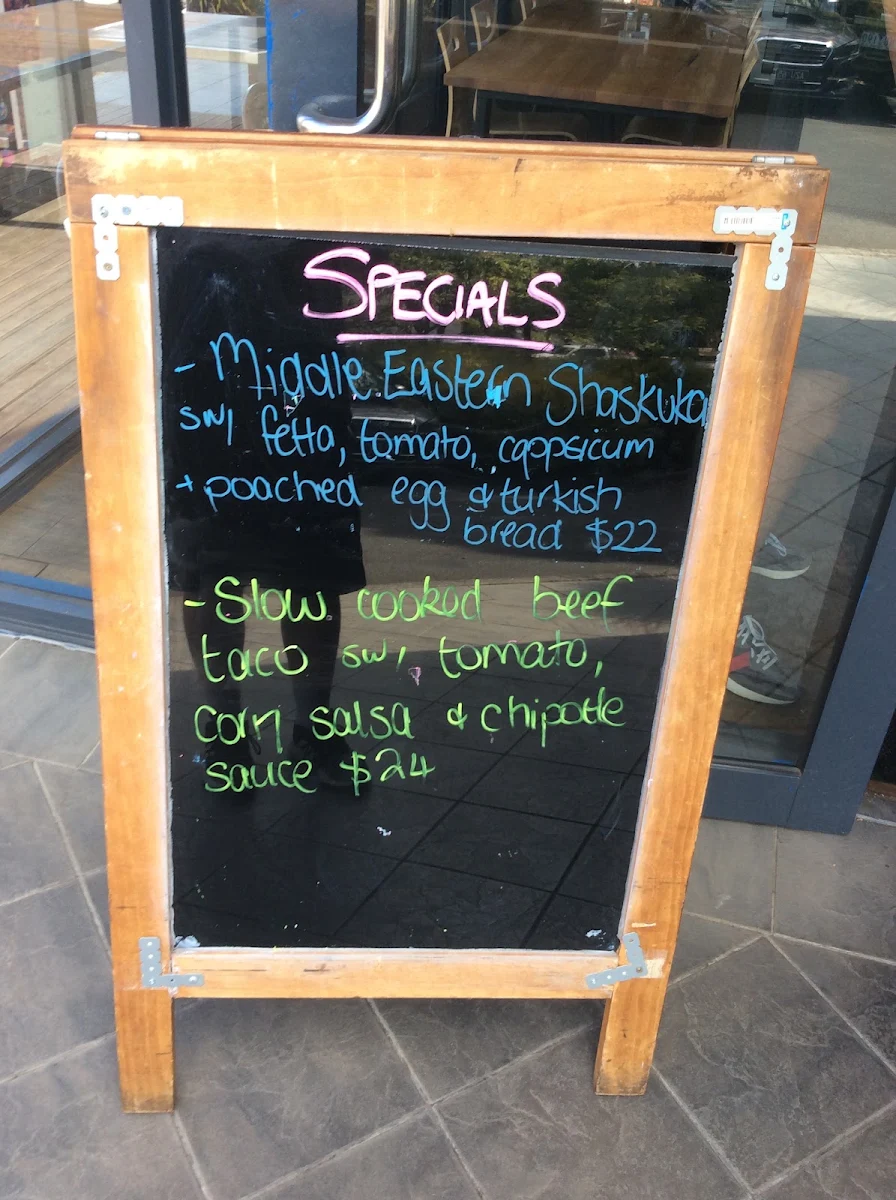 Menu, Frank's Cakes