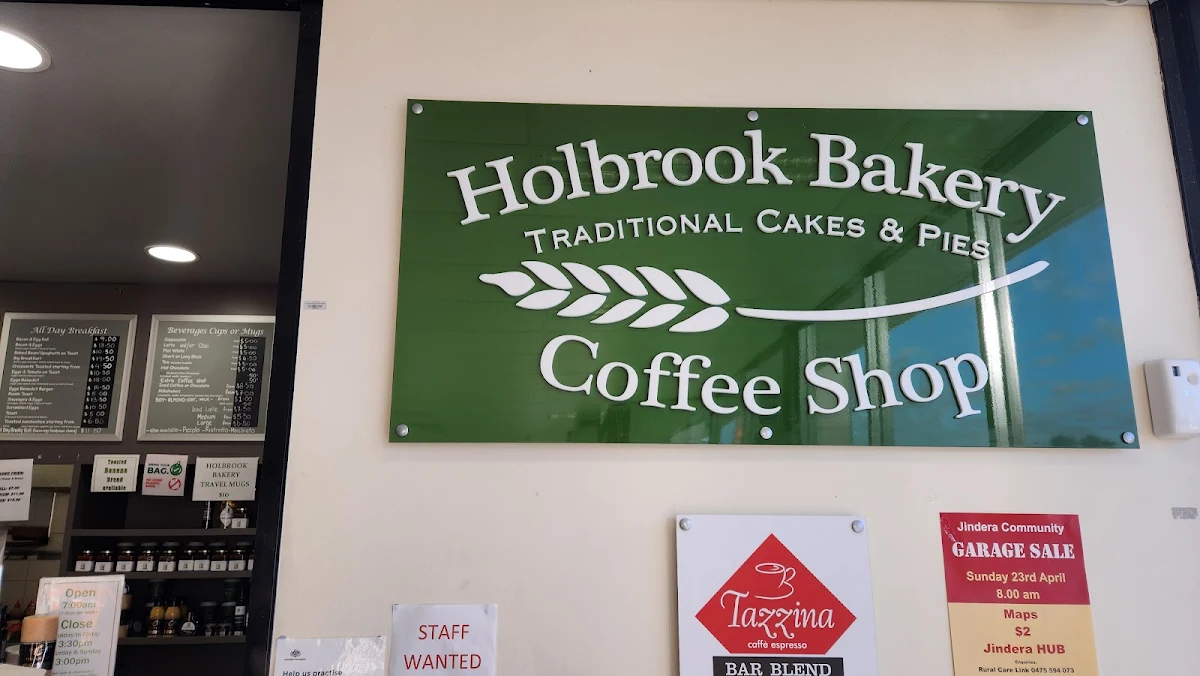 Menu, Holbrook Southern Bakery