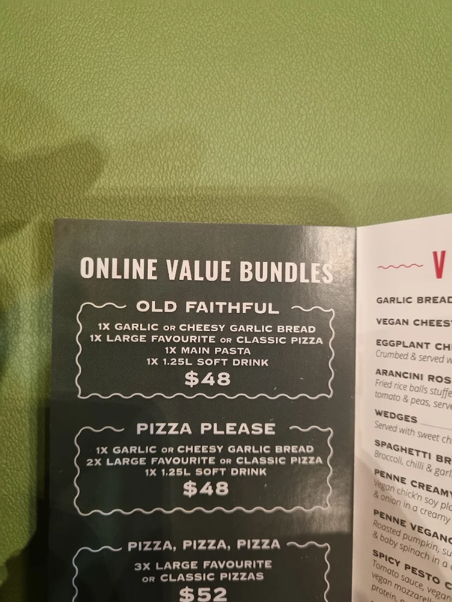 Menu, La Porchetta | Best Italian Restaurant in Melton