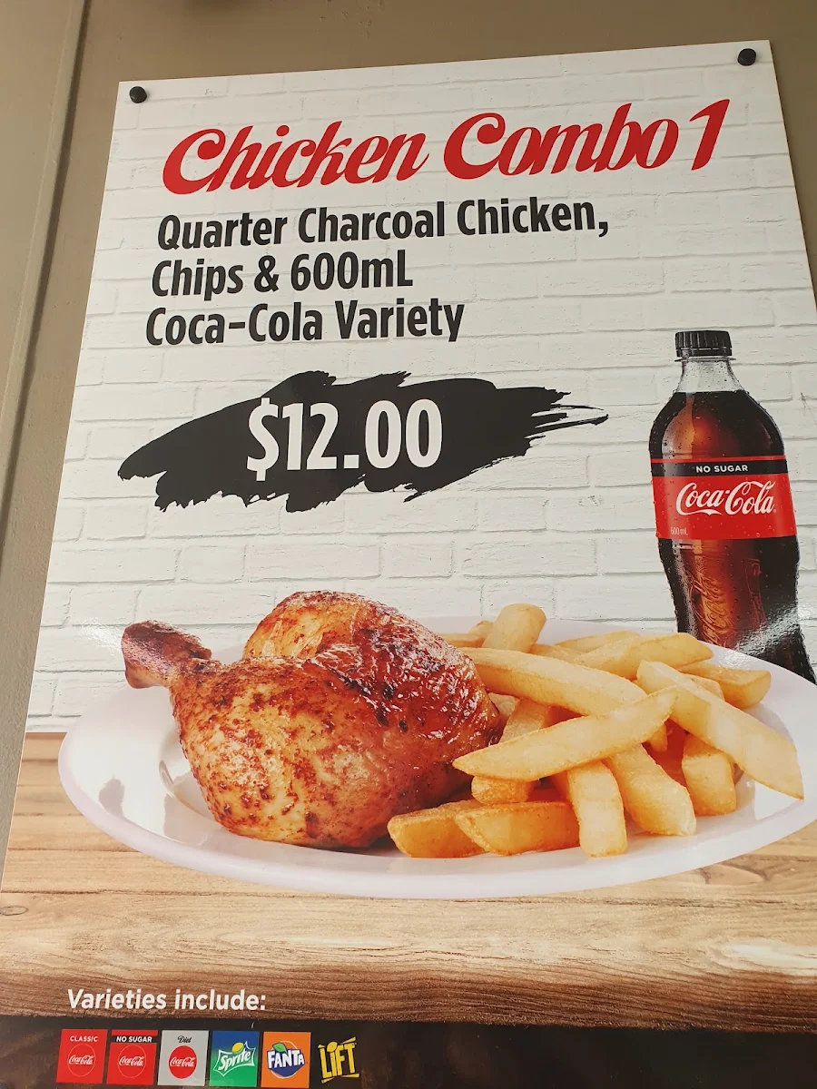 Menu, Richmond Chicken & Grill