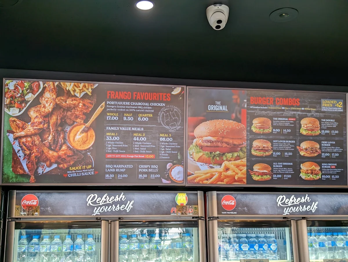 Menu, Frango Edmondson Park