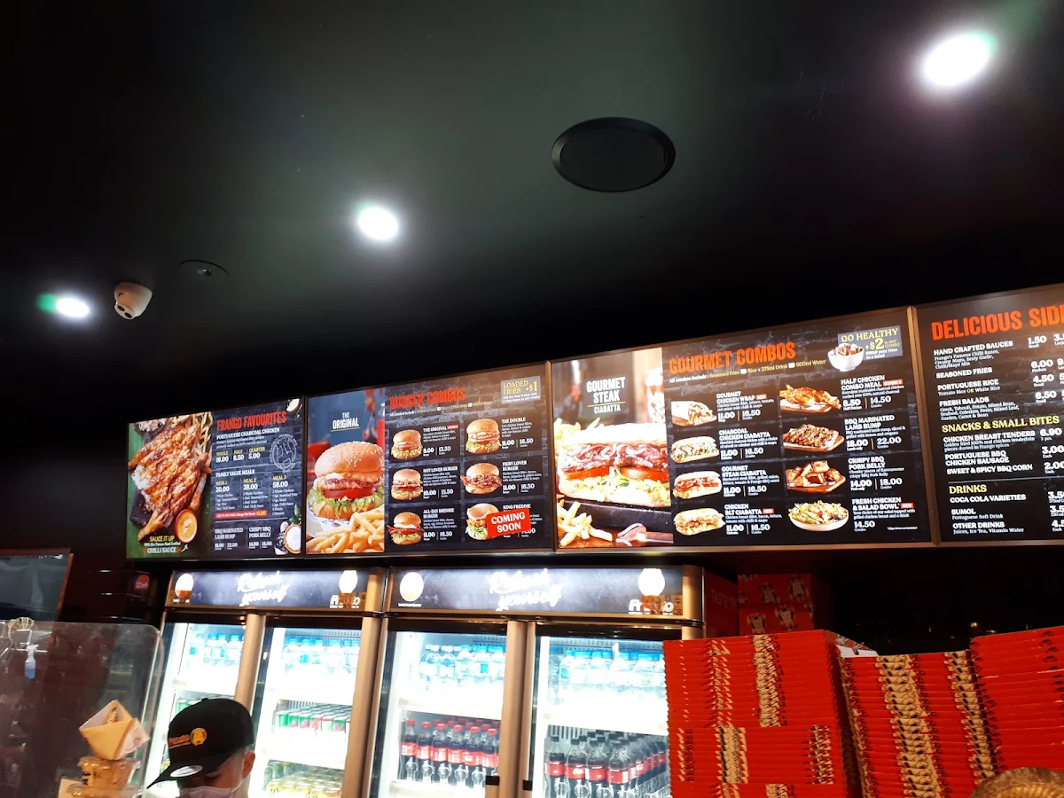 Menu, Frango Edmondson Park