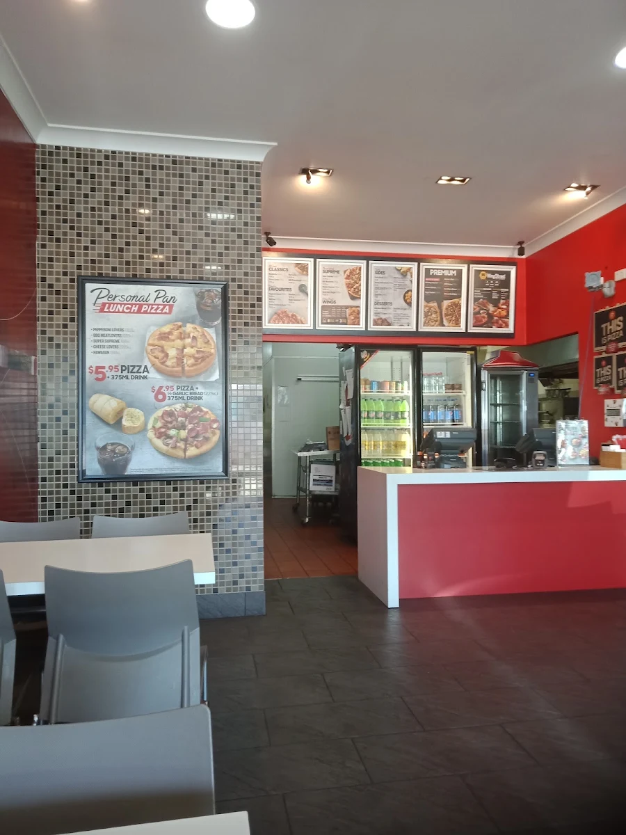 Menu, Pizza Hut Coffs Harbour