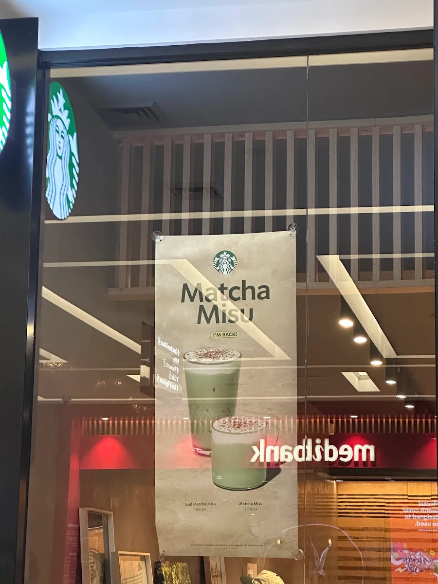 Menu, Starbucks Bondi Junction