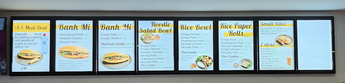 Menu, Mr Bui Banh Mi & more