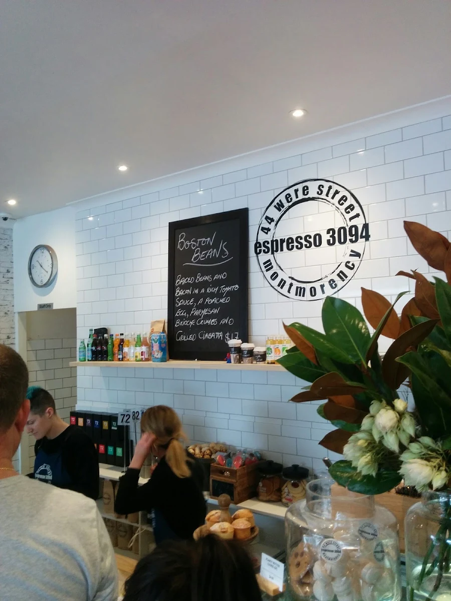 Menu, Espresso 3094