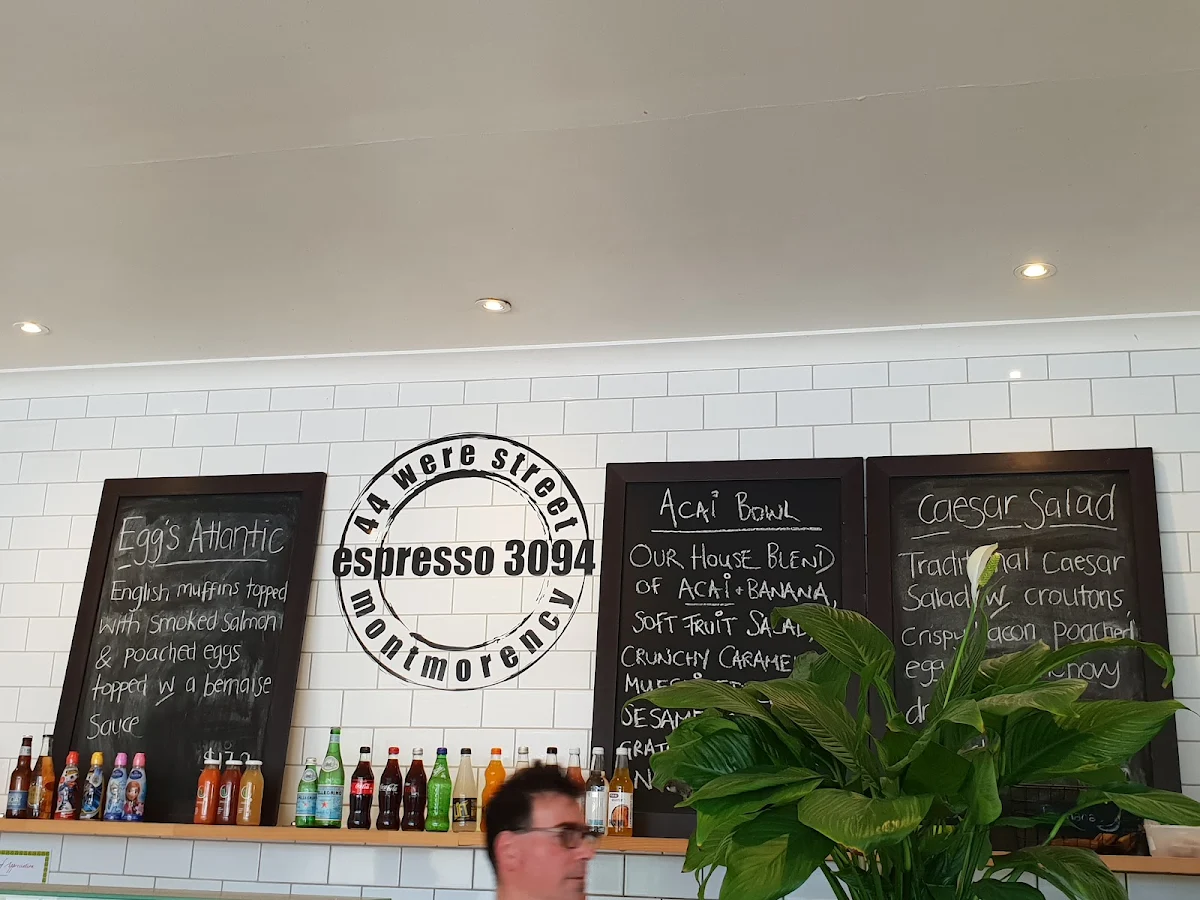 Menu, Espresso 3094