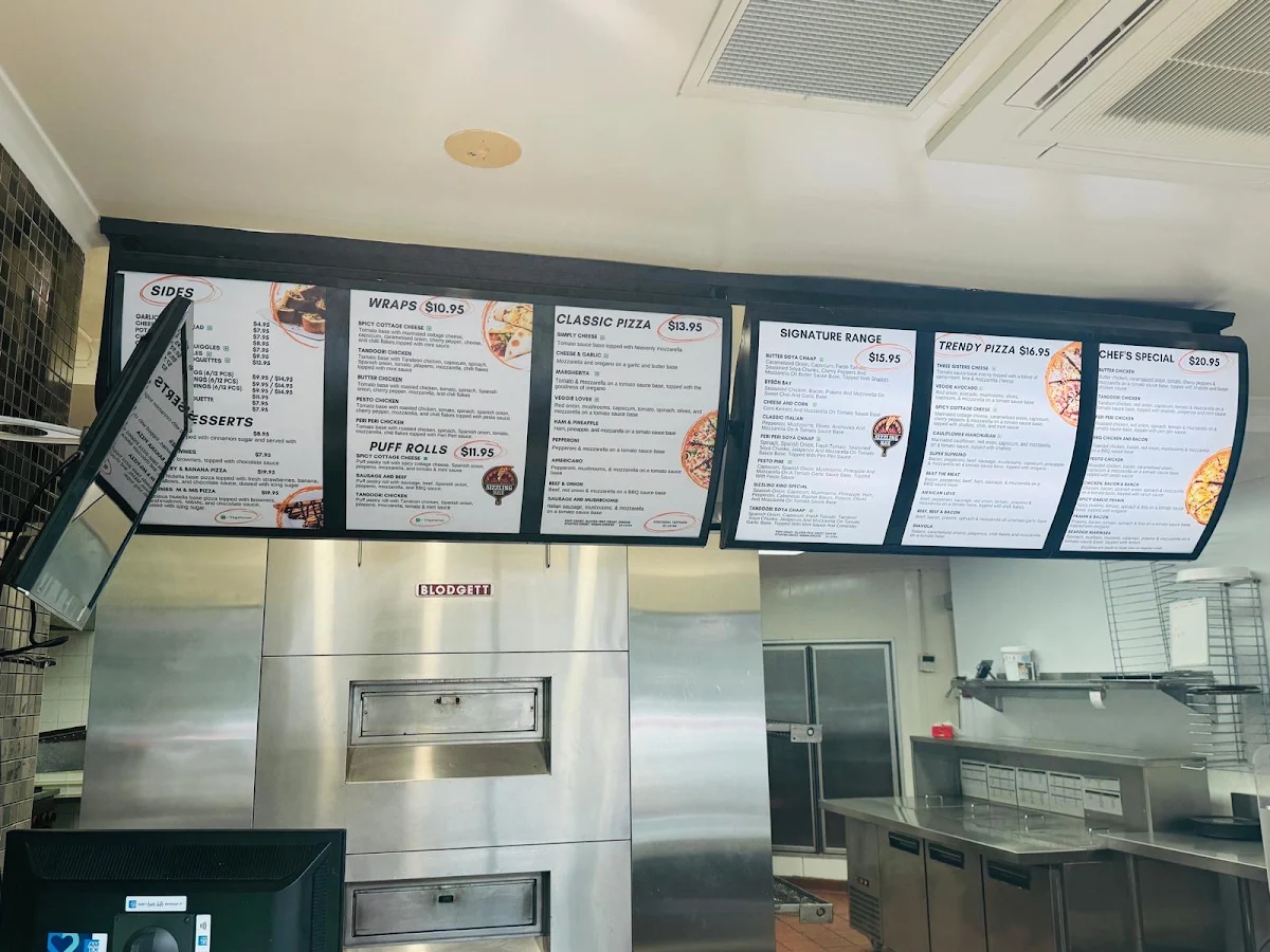 Menu, Sizzling Slice Hornsby