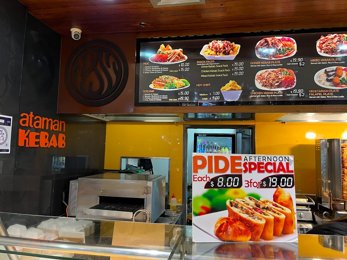 Menu, Ataman Kebab