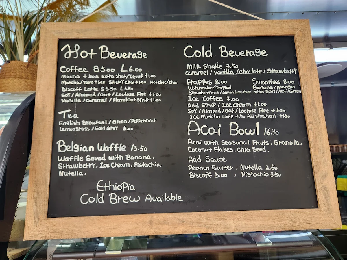 Menu, Lazy Monkey