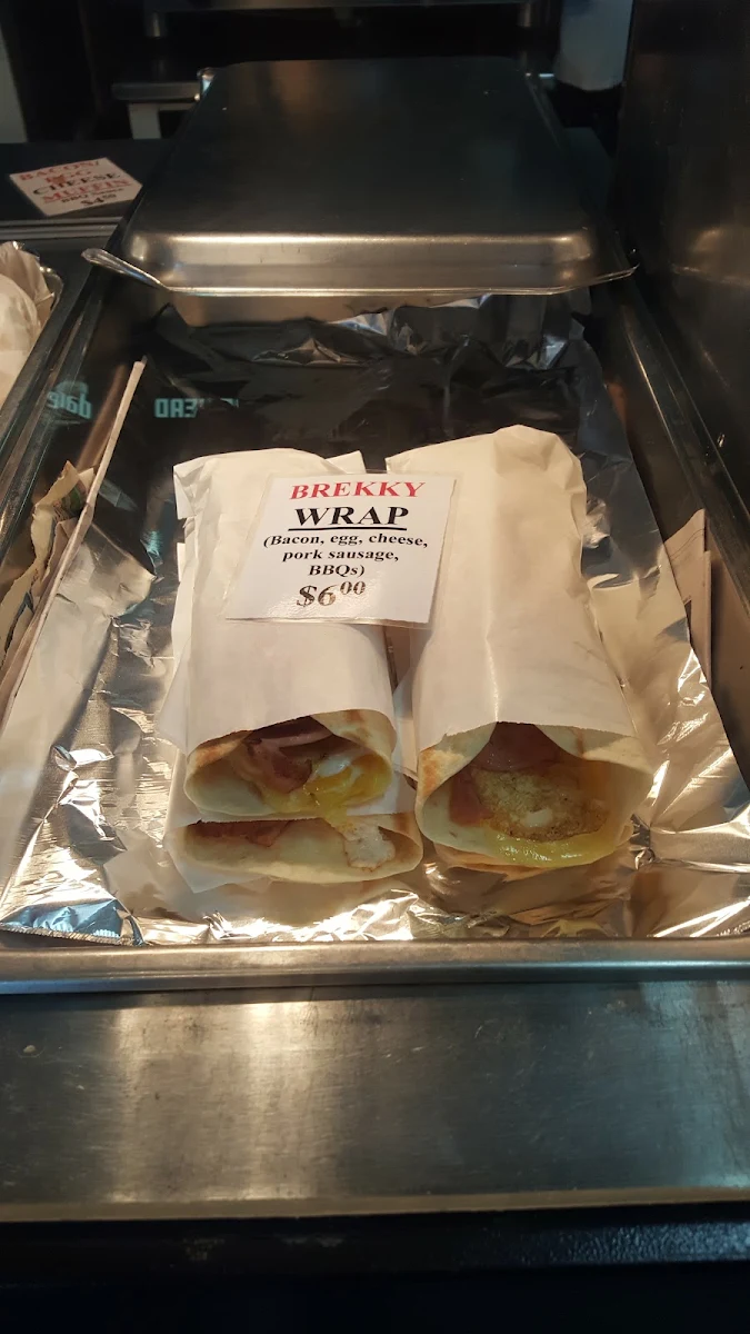 Menu, T&J's Snack Bar