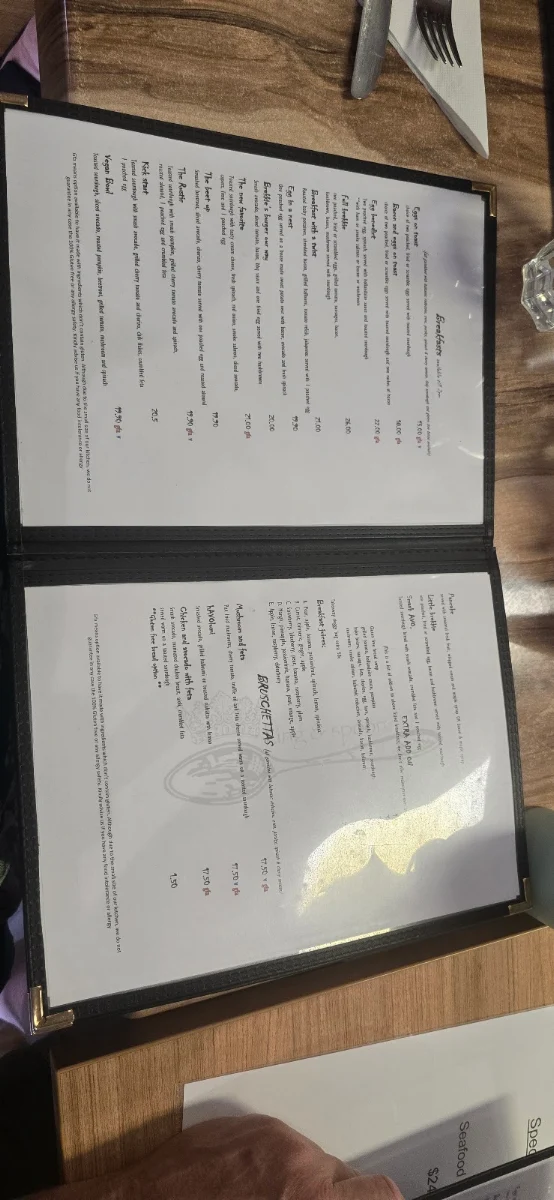 Menu, King & Spoon