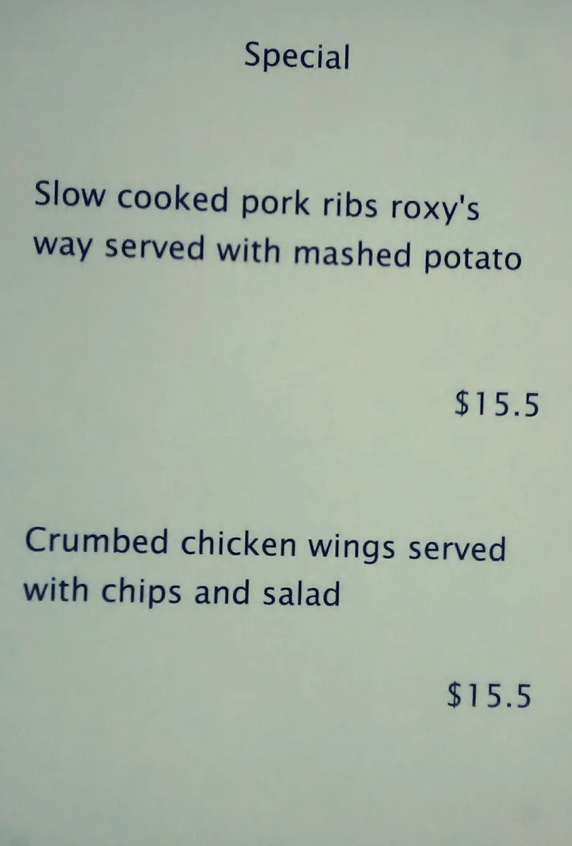 Menu, King & Spoon