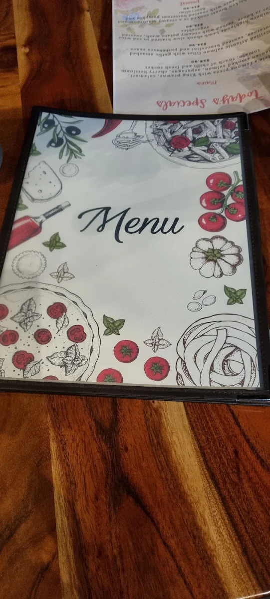 Menu, Fedele's East Gosford