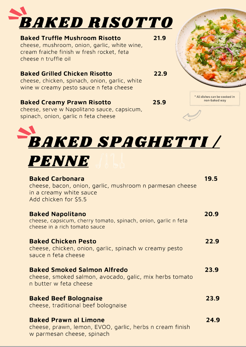 Menu, Chatterbox