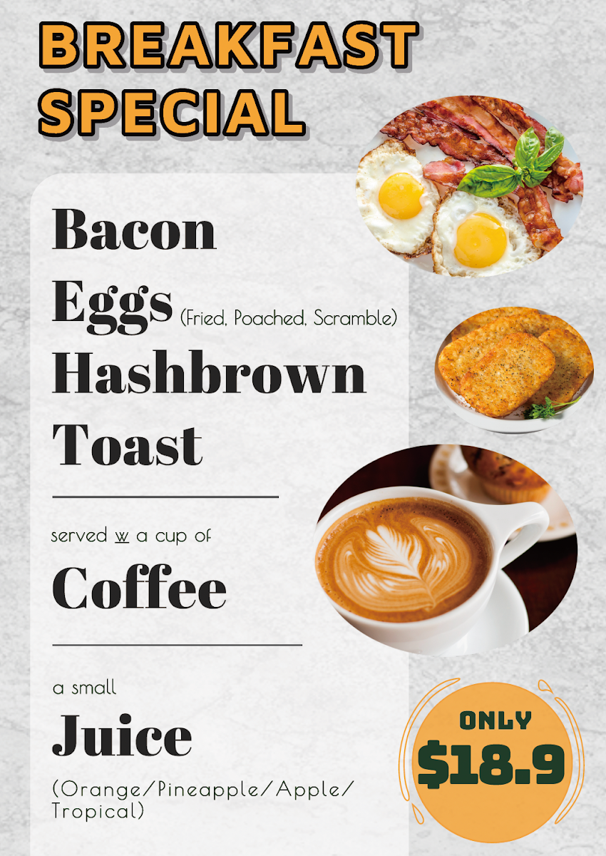 Menu, Chatterbox