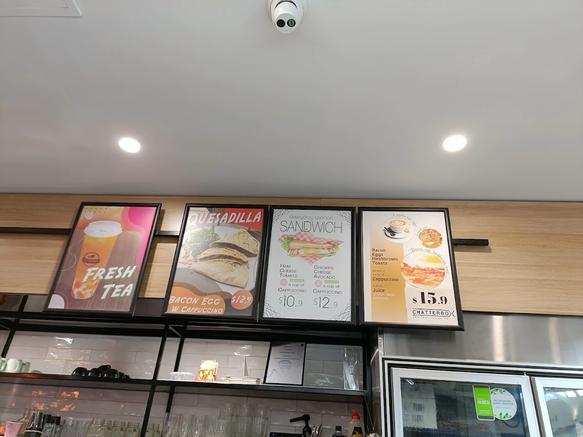 Menu, Chatterbox