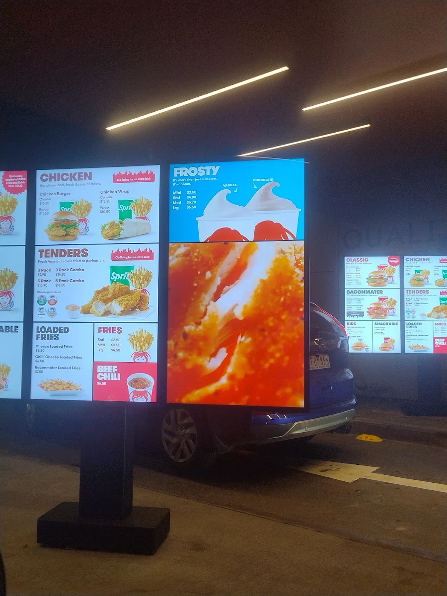 Menu, Wendy's Dandenong South