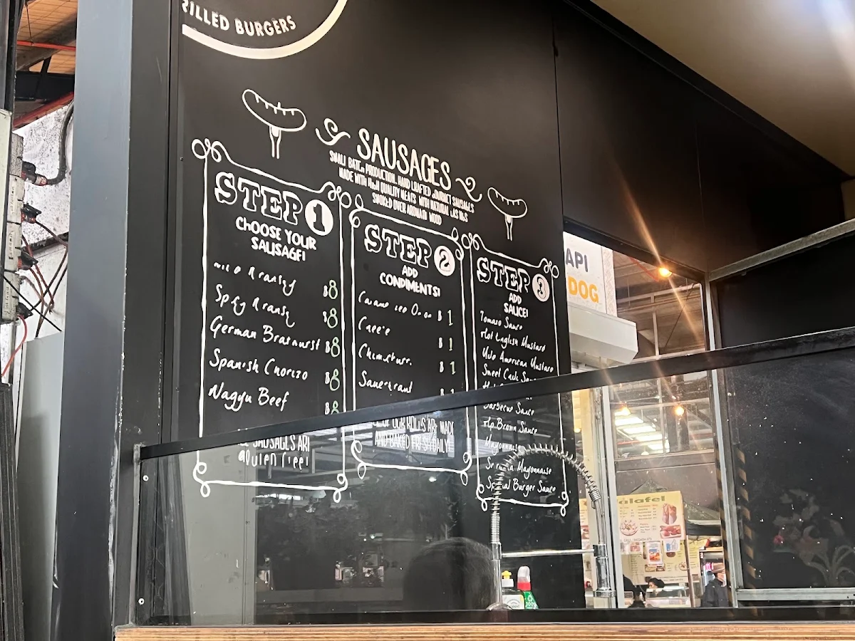 Menu, The Grill
