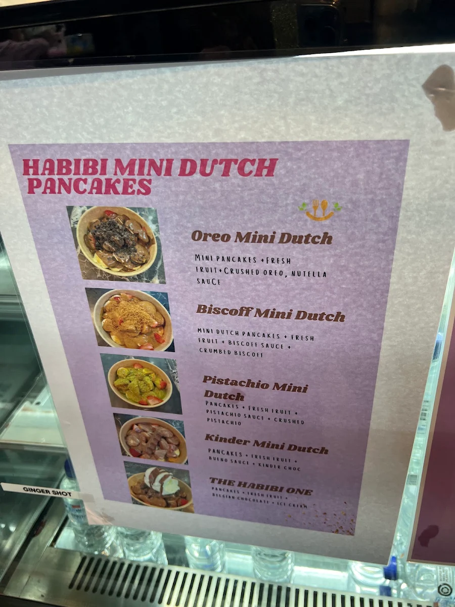 Menu, Habibi Juice