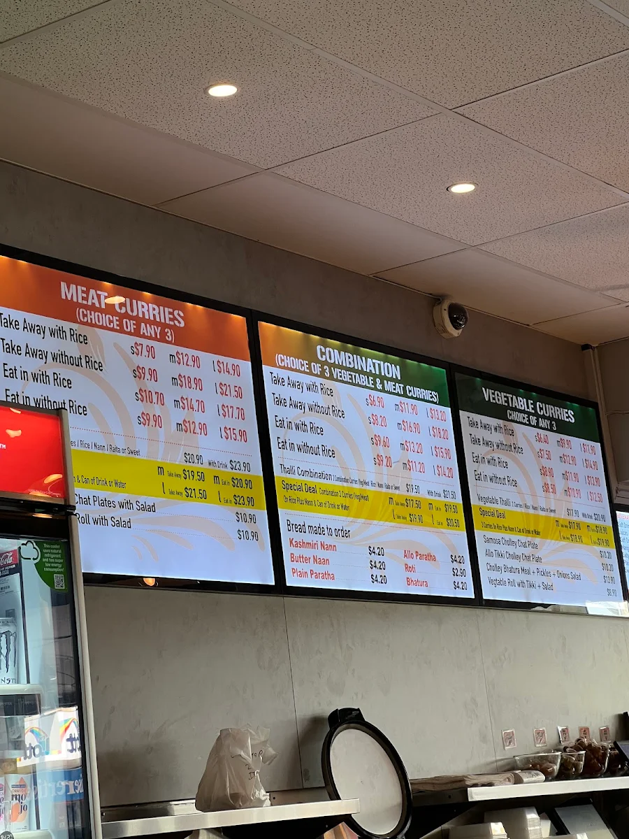 Menu, North Indian Cuisine