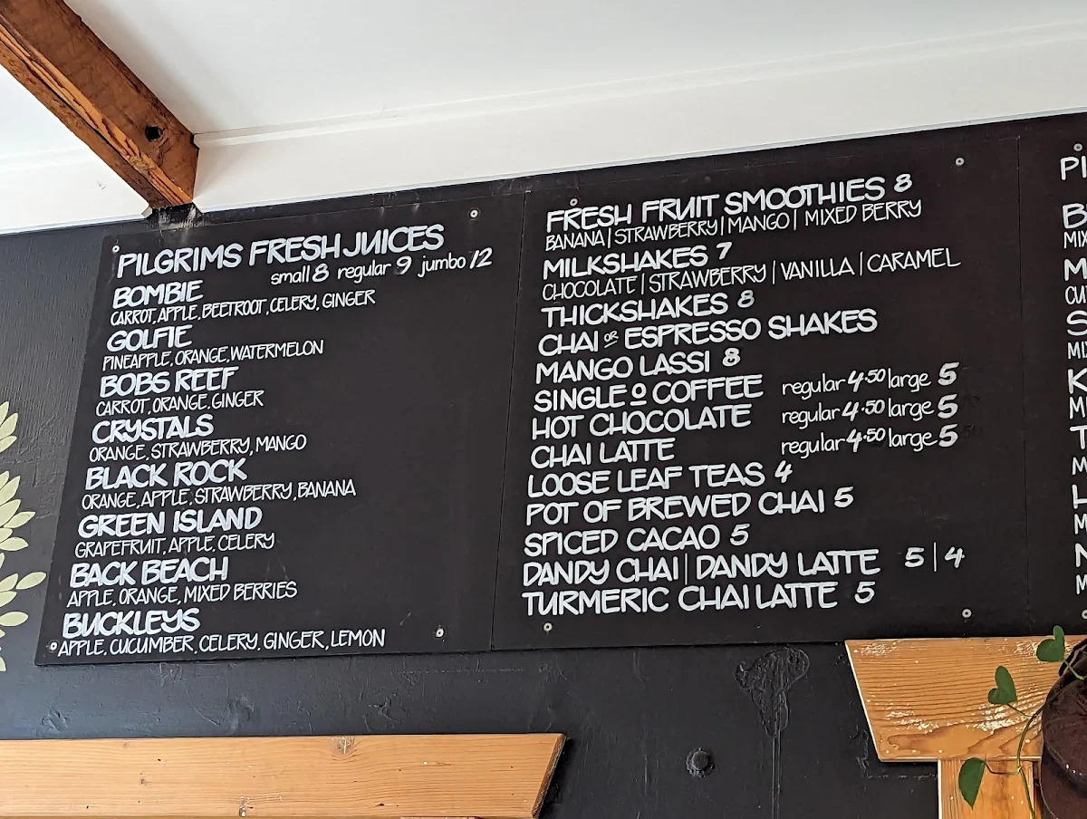 Menu, Pilgrims