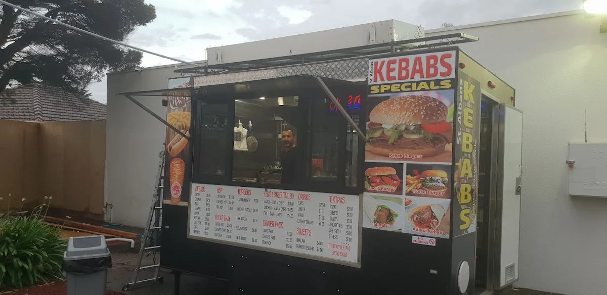 Menu, St. Albans Kebab