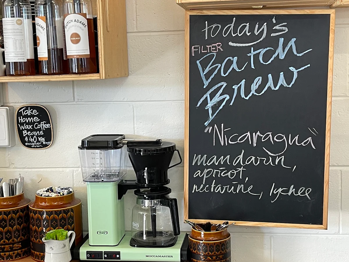 Menu, Wax Espresso - Coffee & Vinyl Records