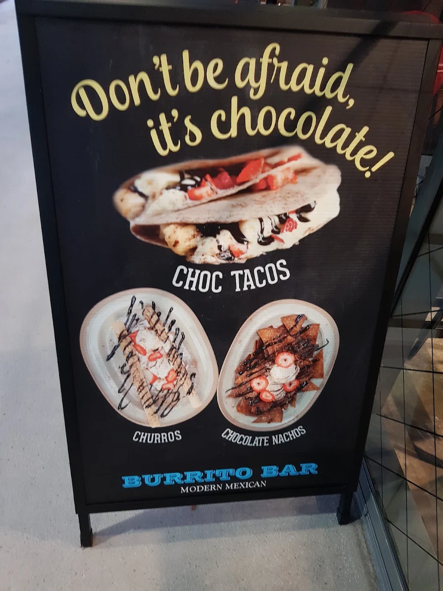 Menu, Burrito Bar Holmview