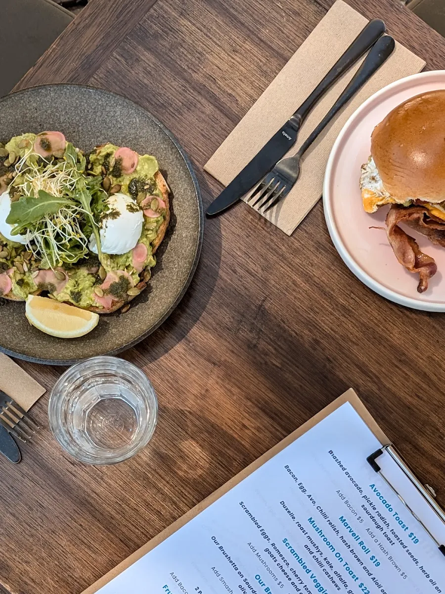 Menu, Marvell St Cafe & Bar