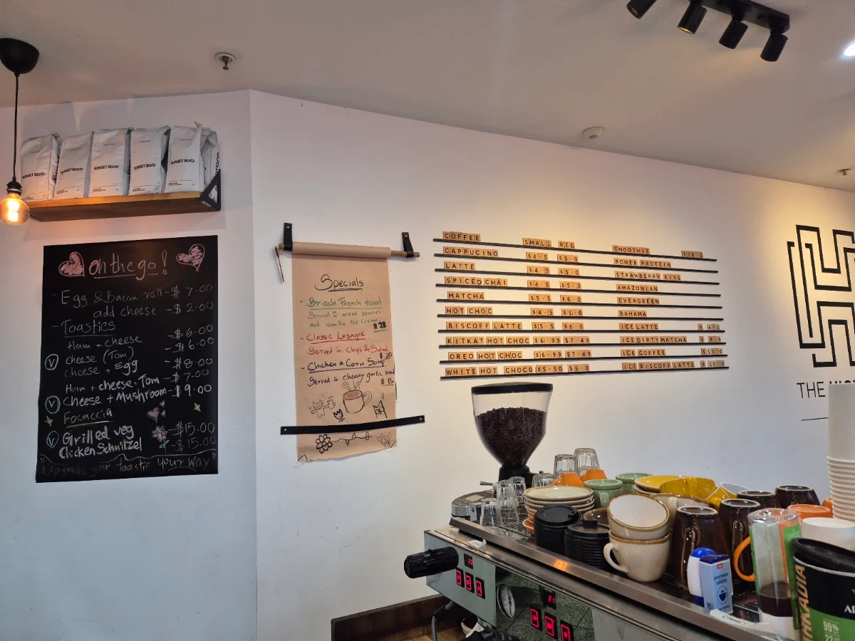 Menu, The high end cafe - YS NO 005