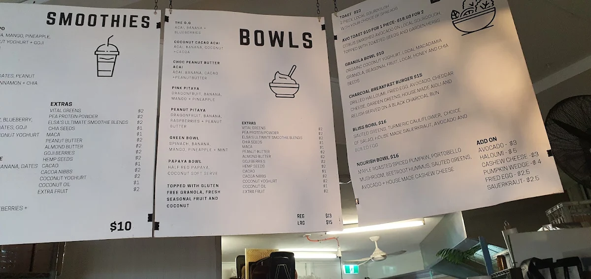Menu, Papaya