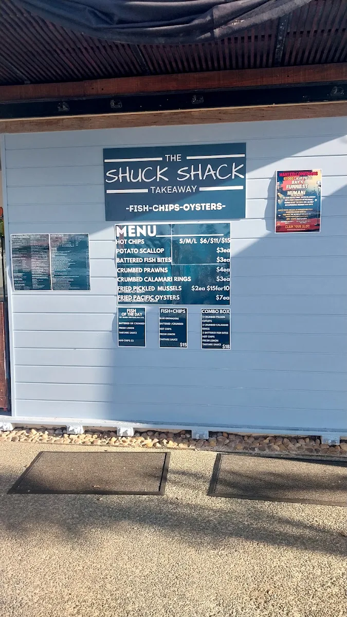 Menu, Shuck Shack