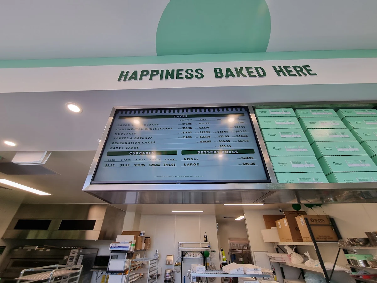 Menu, The Cheesecake Shop Bacchus Marsh