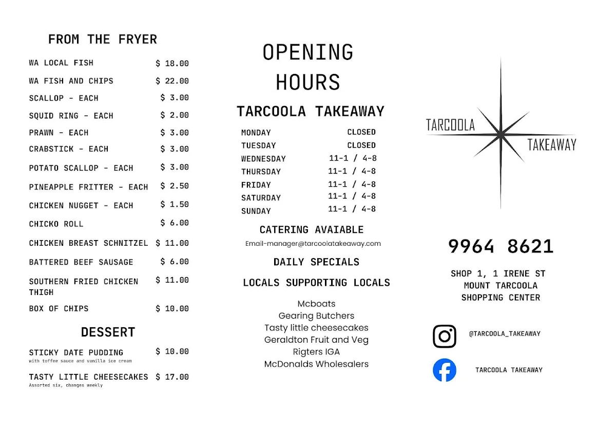 Menu photo 1