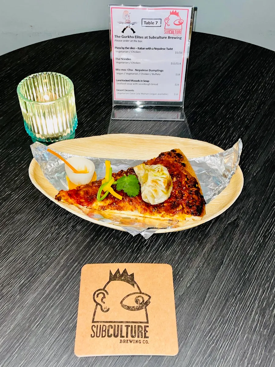 Menu, Subculture Brewing