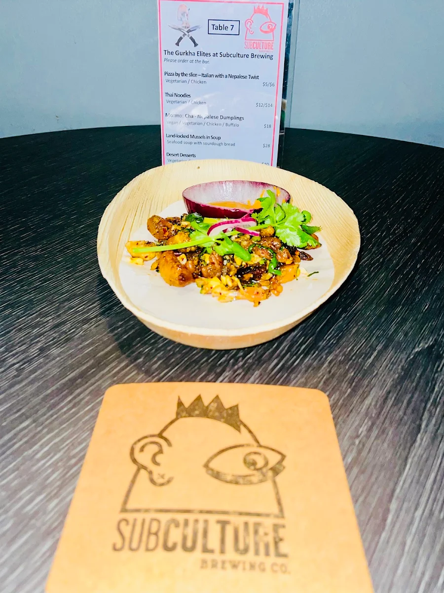 Menu, Subculture Brewing