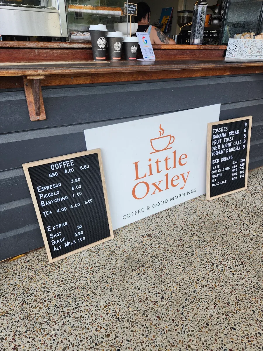 Menu, Little Oxley
