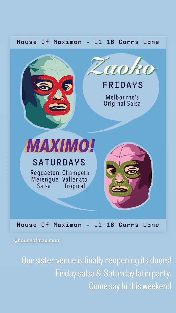 Menu, House of Maximon